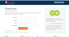 Desktop Screenshot of frozze.com
